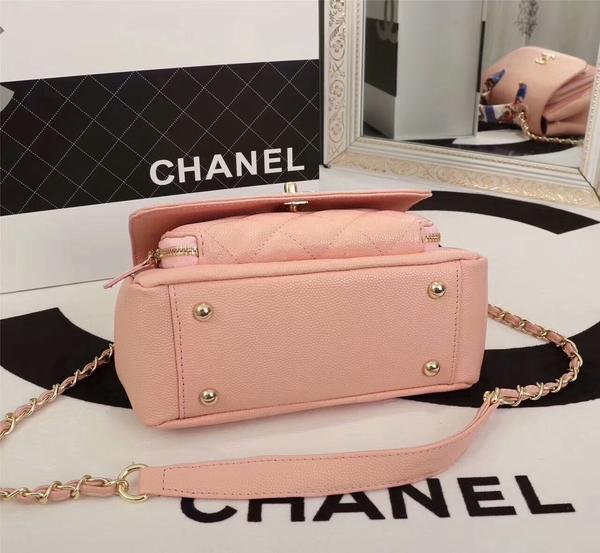 Chanel Original Calfskin Leather Shoulder Bag 8123 Pink