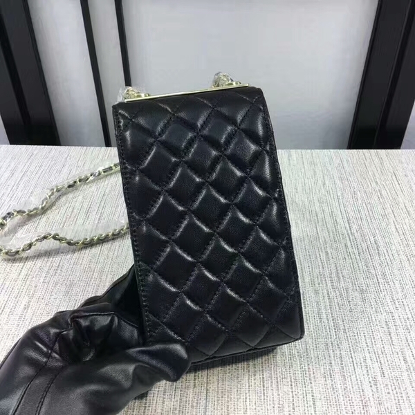 Chanel Sheepskin Leather Shoulder Bag 84074 Black