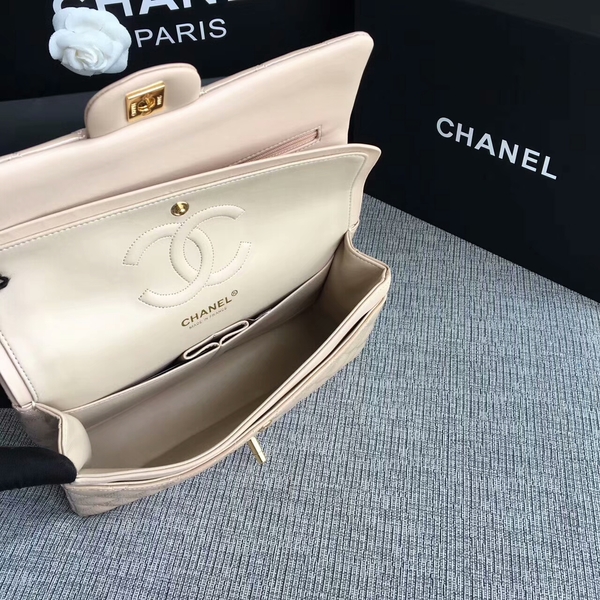 Chanel Flap Shoulder Bags Camel Original Patent Leather CF1112 Glod