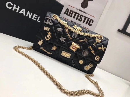 Chanel 2.55 Series Flap Bags Original Leather A1112 Black