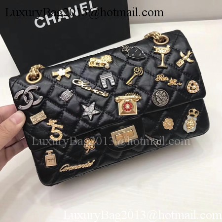 Chanel 2.55 Series Flap Bags Original Leather A1112 Black