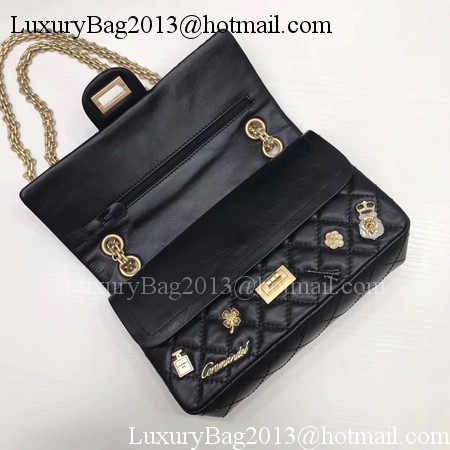 Chanel 2.55 Series Flap Bags Original Leather A1112 Black