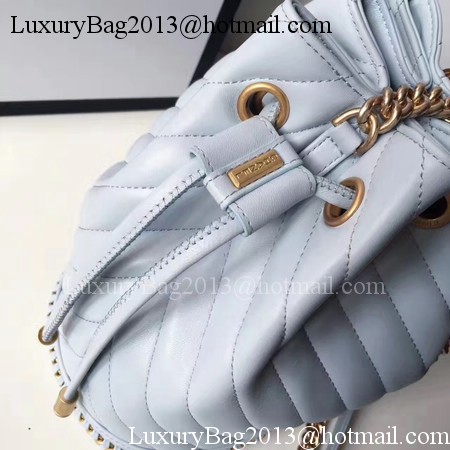 Chanel Hobo Bag Original Sheepskin Leather A94889 Blue