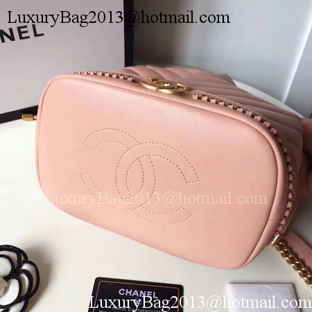 Chanel Hobo Bag Original Sheepskin Leather A94889 Pink