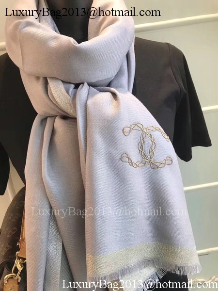 Chanel Scarf CC2837 Grey