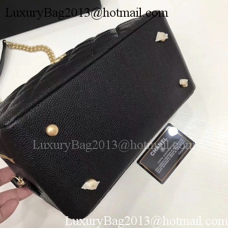 Chanel Shoulder Bag Original Cannage Pattern CHA6598 Black