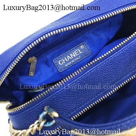 Chanel Shoulder Bag Original Cannage Pattern CHA6598 Blue