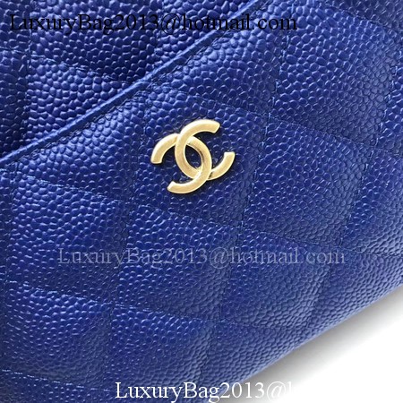 Chanel Shoulder Bag Original Cannage Pattern CHA6598 Blue