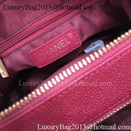 Chanel Shoulder Bag Original Cannage Pattern CHA6598 Deep Red