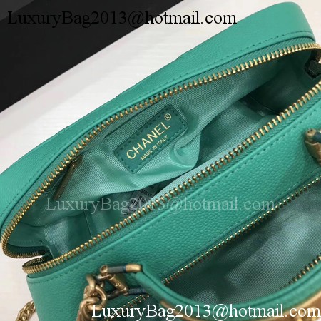 Chanel Shoulder Bag Original Cannage Pattern CHA6598 Green