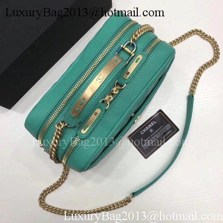 Chanel Shoulder Bag Original Cannage Pattern CHA6598 Green