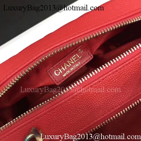Chanel Shoulder Bag Original Cannage Pattern CHA6598 Red
