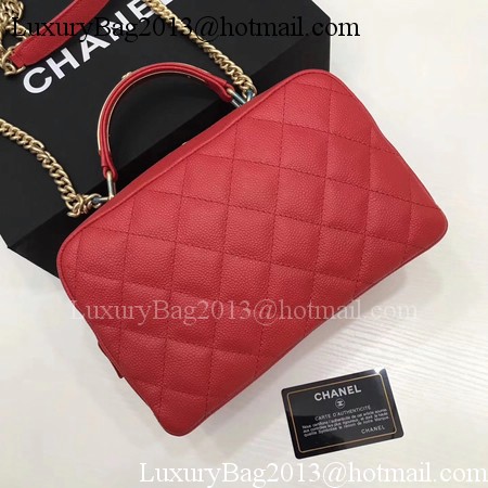 Chanel Shoulder Bag Original Cannage Pattern CHA6598 Red