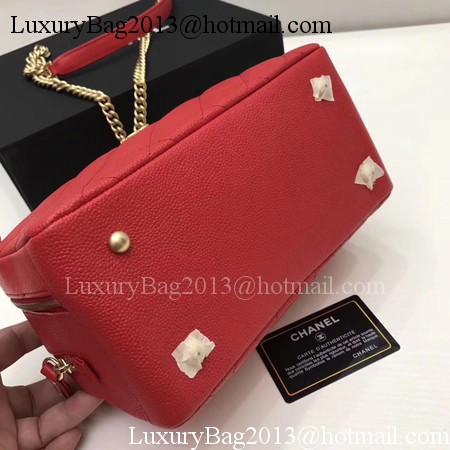 Chanel Shoulder Bag Original Cannage Pattern CHA6598 Red