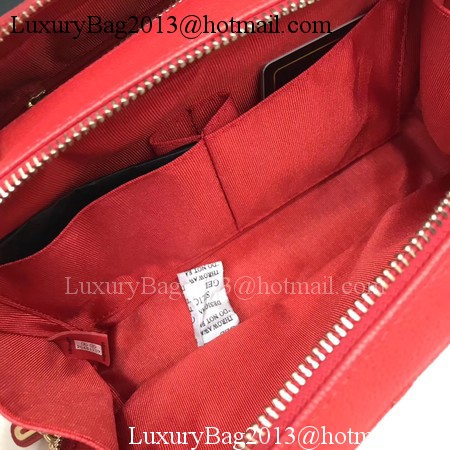 Chanel Shoulder Bag Original Cannage Pattern CHA6598 Red