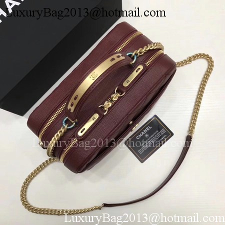 Chanel Shoulder Bag Original Cannage Pattern CHA6598 Wine