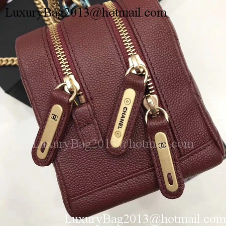 Chanel Shoulder Bag Original Cannage Pattern CHA6598 Wine