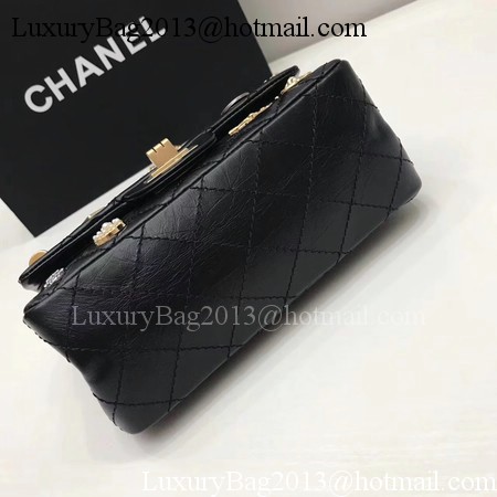 Chanel mini Classic Flap Bag Original Sheepskin A1116 Black