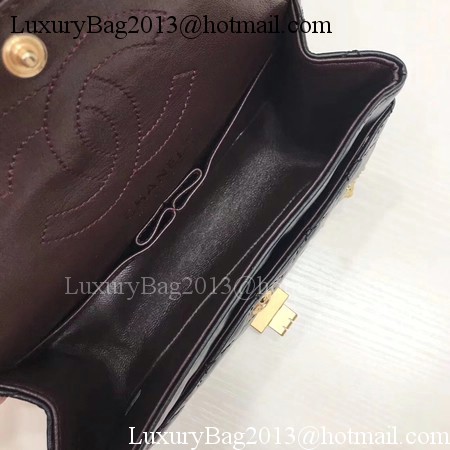 Chanel mini Classic Flap Bag Original Sheepskin A1116 Black