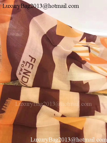 Fendi Scarf A2539 Brown