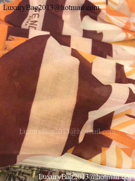Fendi Scarf A2539 Brown