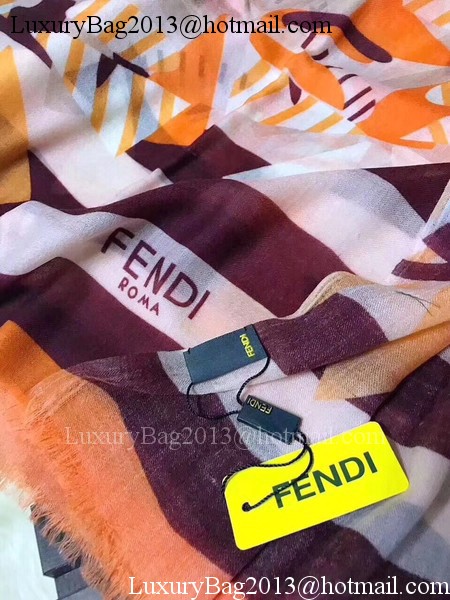 Fendi Scarf A2539 Brown