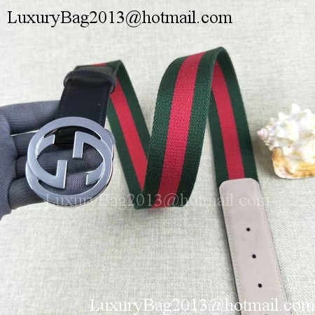 Gucci 40mm Leather Belt GG57562 Black