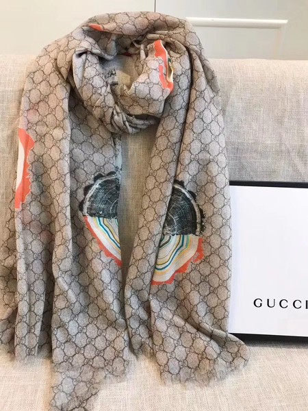 Gucci Scarf G2365 Grey