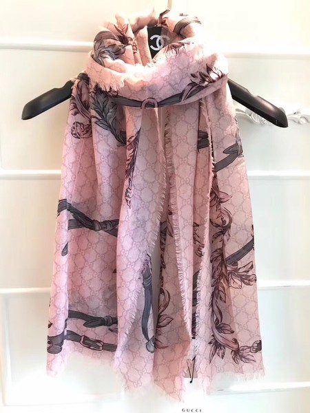 Gucci Scarf G2538 Pink