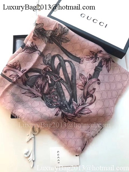 Gucci Scarf G2538 Pink