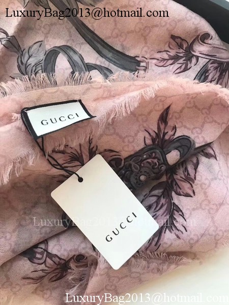 Gucci Scarf G2538 Pink