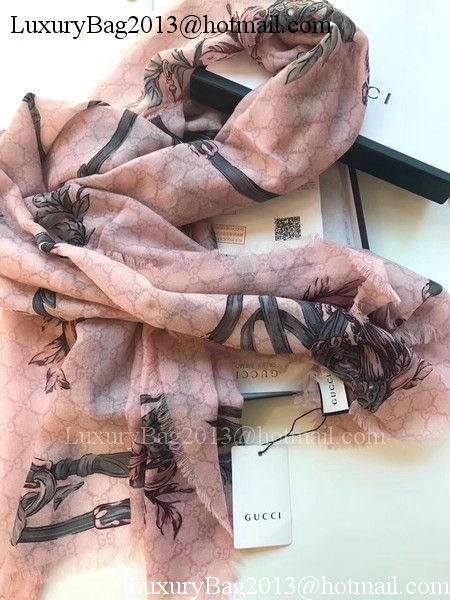 Gucci Scarf G2538 Pink