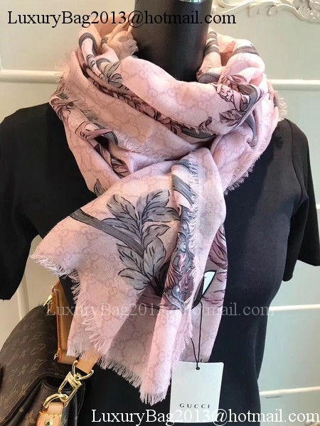 Gucci Scarf G2538 Pink