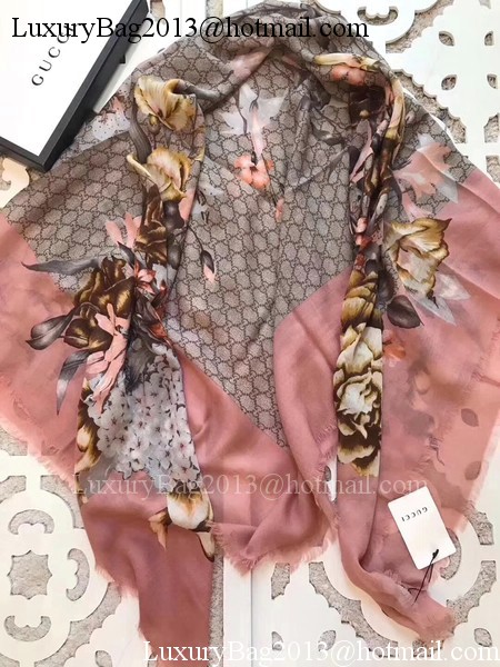 Gucci Scarf G2580 Pink