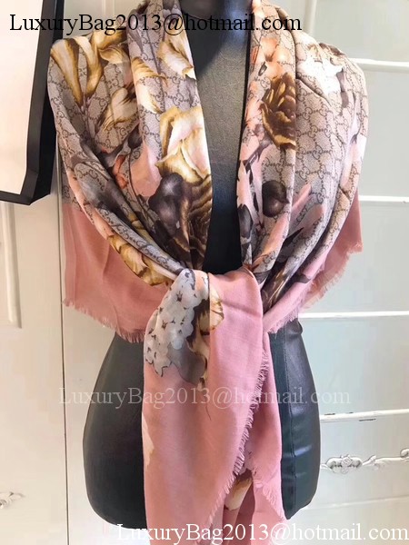 Gucci Scarf G2580 Pink