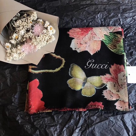 Gucci Scarf G2855 Black