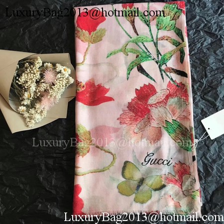 Gucci Scarf G2855 Pink