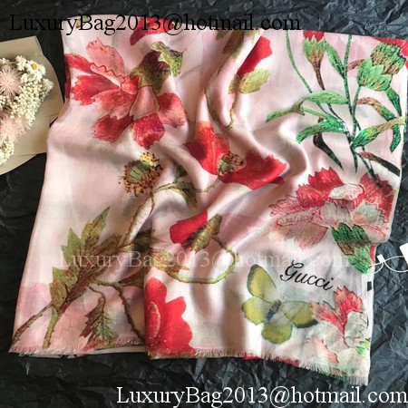 Gucci Scarf G2855 Pink