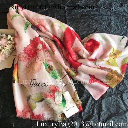 Gucci Scarf G2855 Pink