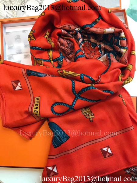 Hermes Scarf H2840 Orange