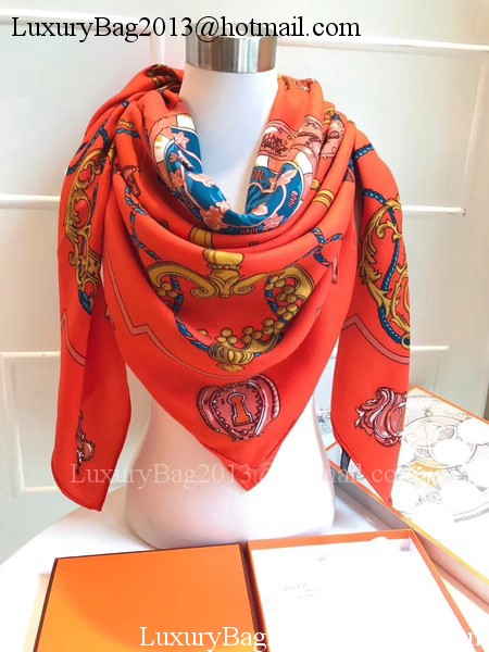 Hermes Scarf H2840 Orange