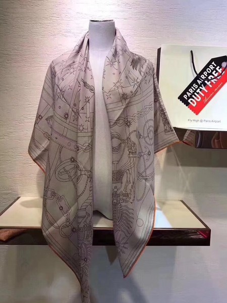 Hermes Scarf H2842 Grey