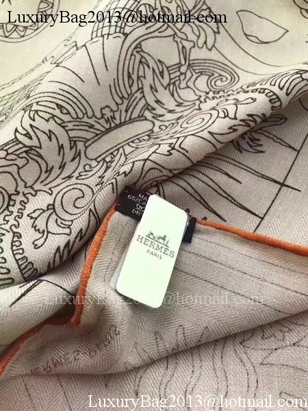 Hermes Scarf H2842 Grey