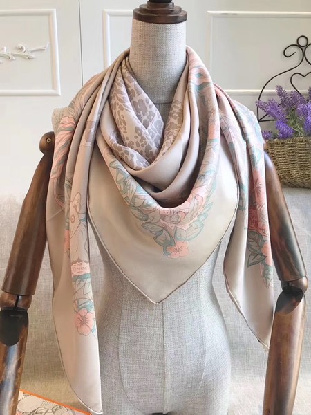 Hermes Scarf H2843 Grey