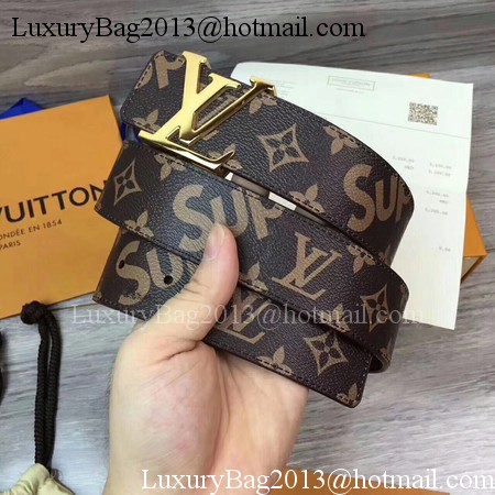 Louis Vuitton SPREME 40mm Belt M5899 Brown