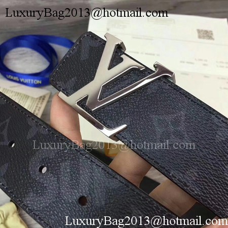 Louis Vuitton SPREME 40mm Black Belt M5899 Silver