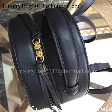 Gucci GG Marmont Animal Studs Leather Backpack 476671 Black