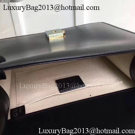 Gucci GG Marmont Leather mini Chain Bag 431384 Black