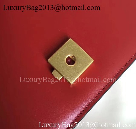 Gucci GG Marmont Leather mini Chain Bag 431384 Red