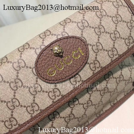 Gucci GG Supreme Belt Bag 493930 Brown